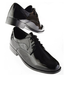 'Genoa' Black Shoes Tuxedo Accessories